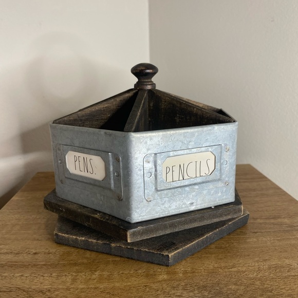 SOLD - Rae Dunn desk organizer - Picture 3 of 6